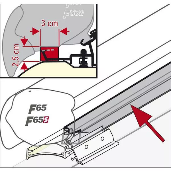 Dichtband Fiamma Rain Guard F65/F80 1 Dichtband Fiamma Rain Guard F65/F80