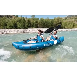 Kajak Sevylor Tahaa Kit - Aufblasbares Kajak -Günstiges Camping 2 personen aufblas luft tandem kajak sevylor tahaa kit schlauchkajak einsteigerkajak inklusive paddel 1000 5 22636