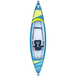 Aufblasbares Kajak Tahe Kayak Air Breeze Full HP1 -Günstiges Camping aufblasbares 1 2 personen tahe kajak kayak air breeze full hp1 draufsicht blaues gelbes zum aufblasen erwachsener kind airbreeze inflatable 1000 2 22552