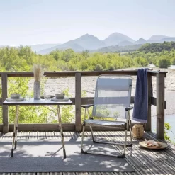 Campingstuhl Lafuma Alu Cham XL, Ciel -Günstiges Camping blauer campingstuhl lafuma alu cham xl ciel batyline grosser klappstuhl 1000 2 23956