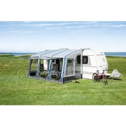 Aufblasbares Vorzelt DWT Space Air HQ 375 M -Günstiges Camping dwt space air hq 375 m wohnwagenvorzelt vorzelt reisemobil 2 2 16057