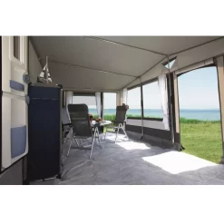 Wohnwagen-Vorzelt DWT Tango 240 -Günstiges Camping familienvorzelt dwt tango 240 grosses wohnwagenvorzelt volleingezogen innenraum 1000 8 15350