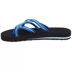 Damensandale, Flip-Flops Teva Olowahu W's, Lindi Blue -Günstiges Camping flip flops teva olowahu ws damensandale zehenstegsandale zehentrennsandale lindi blue 2 17938