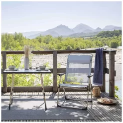 Camping-Klappsessel Lafuma Alu Cham XL, Ocean II -Günstiges Camping klappstuhl garten strand camping lafuma alu cham xl batyline iso 1000 5 24905