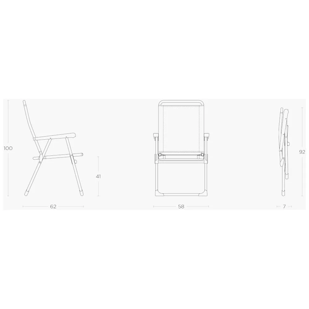 Campingstuhl, Klappsessel Lafuma Alu Victoria, Seigle II 2 Campingstuhl, Klappsessel Lafuma Alu Victoria, Seigle II – Bild 2