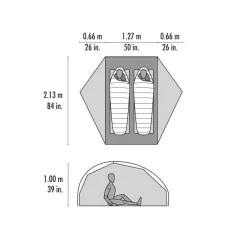 Neue Produkte -Günstiges Camping msr freelite 2 zweipersonenzelt zweimannzelt 2mannzelt 2 personenzelt trekkingzelt ultraleichtes zelt 1000 1 23356