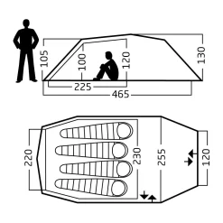 Günstiges Camping -Günstiges Camping nordisk oppland 4 pu dark olive groesse massangaben outdoorzelt 1000 1 25026