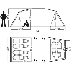 Günstiges Camping -Günstiges Camping nordisk reisa 6 pu groesse massangaben familienzelt 1000 1 22607