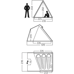 Günstiges Camping -Günstiges Camping nordisk thrymheim 3 pu groesse massangaben tipi 1000 1 22696