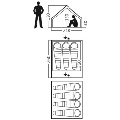 Günstiges Camping -Günstiges Camping nordisk ydun sky 5 5 groesse massangaben familienzelt 4 personen zelt 1000 1 25043