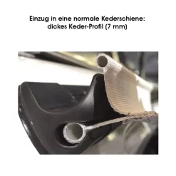 Buszelt-Kederadapter Outwell Befestigung-Adapter-Set Mit Doppelkeder 7-7+5 Mm -Günstiges Camping outwell einzug in eine normale kederschiene dickes keder profil 7 mm 1000 4 20116