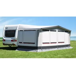 Wohnwagen-Vorzelt DWT Paradies III 240 -Günstiges Camping saison und dauervorzelt dwt zelte paradies III geschlossene fensterklappen caravanvorzelt 1000 4 18313